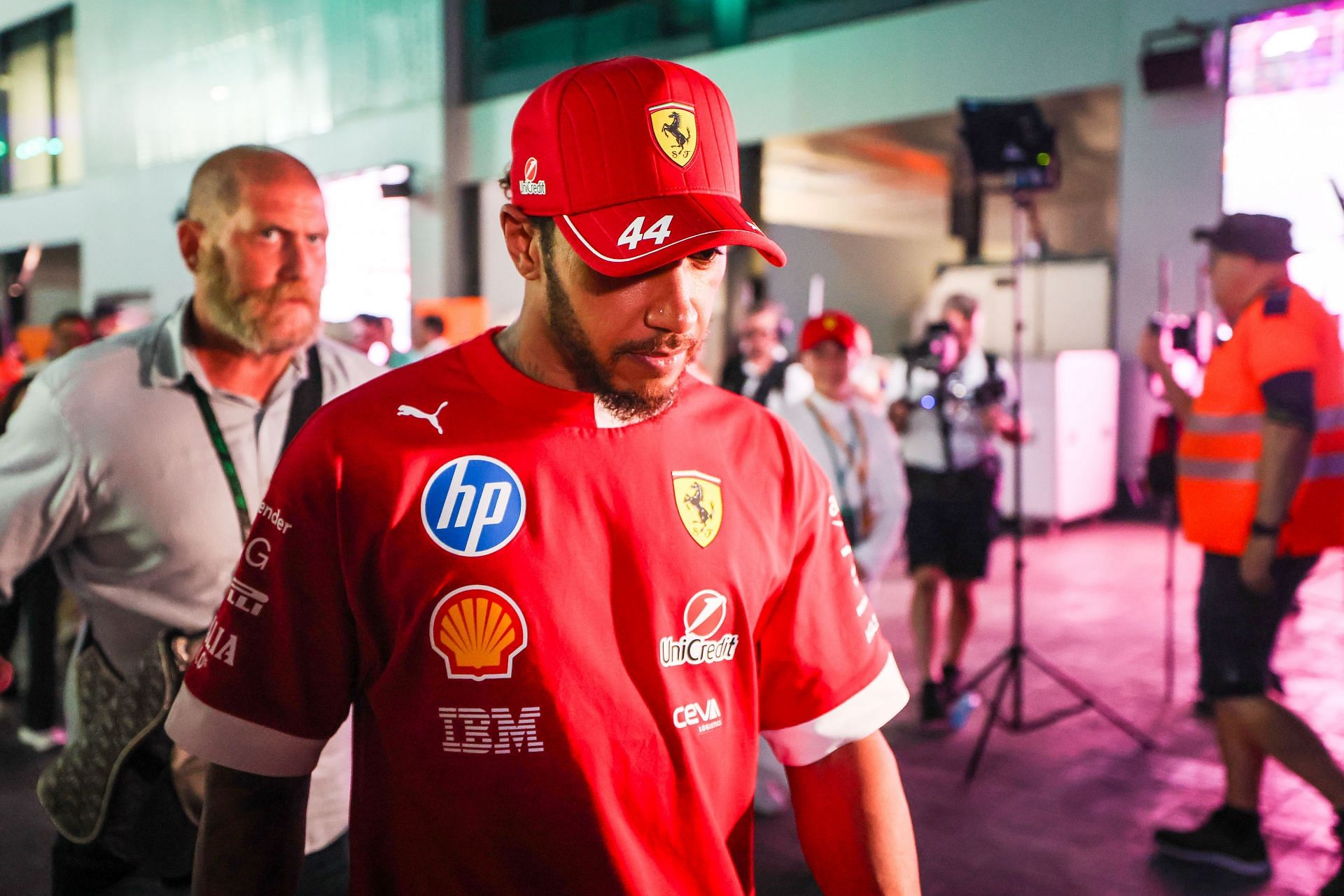 Lewis Hamilton during the Saudi Arabian Grand Prix - Source: Getty